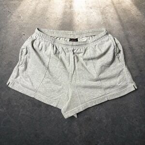 Nike Vintage Gray Jersey Athletic Shorts Kids Size Large 12-14 Skater Y2K